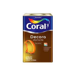 Decora Diamante Semibrilho Branco Gelo 18 Litros Coral