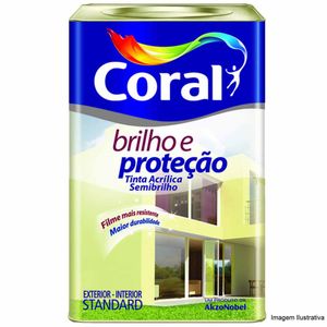 Coralar Brilho & Proteção Branco Neve 18 Litros Coral
