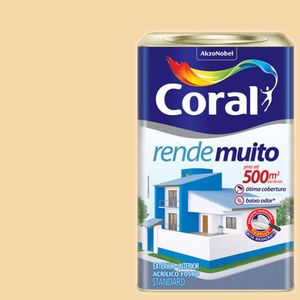 Tinta Acílica Rende Muito Vanila 18 Litros Coral