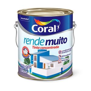 Tinta Acílica Rende Muito Amarelo Frevo 3,6 Litros Coral