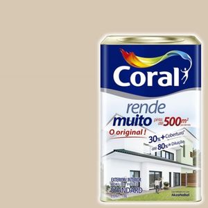 Tinta Acílica Rende Muito Areia 18 Litros Coral