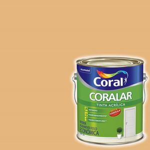 Tinta Coralar Acrílica Cromo Suave 3,6 Litros Coral