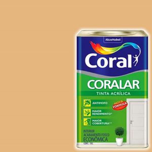 Tinta Coralar Acrílica Cromo Suave 18 Litros Coral