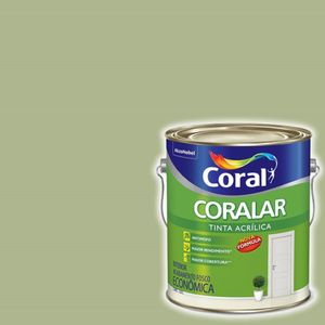 Tinta Coralar Acrílica Verde Kiwi 3,6 Litros Coral