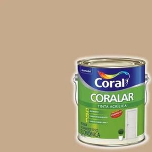 Tinta Coralar Acrílica Econômica Fosca Camurça 3,6 Litros Coral