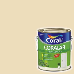 Tinta Coralar Acrílica Marfim 3,6 Litros Coral