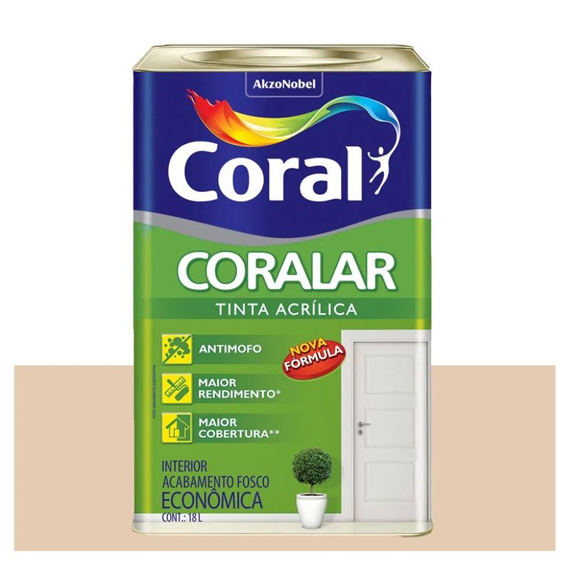 Tinta-Acrilica-Fosca-Coralar-Economica-Interior-Areia-18-Litros-Coral