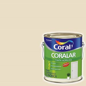 Tinta Coralar Acrílica Palha 3,6 Litros Coral