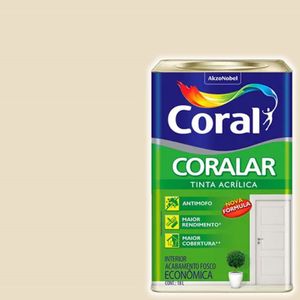 Tinta Coralar Acrílica Palha 18 Litros Coral