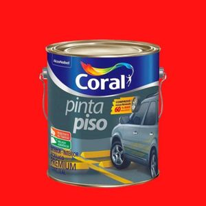 Pinta Piso Vermelho 3,6 Litros Coral