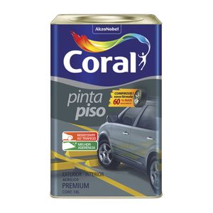 Pinta Piso Amarelo Demarcacao 18 Litros Coral