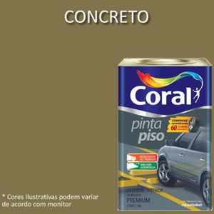 Pinta Piso Concreto 18 Litros Coral