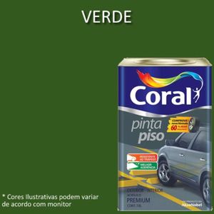 Pinta Piso Verde Quadra 18 Litros Coral