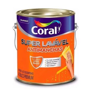 Super Lavável Branco Gelo 3,6 Litros Coral