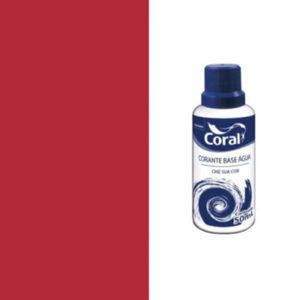Corante Líquido a Base de Água Vermelho 50ml Coral