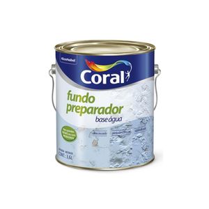 Fundo Preparador a Base de Água Incolor 3,6 Litros Coral
