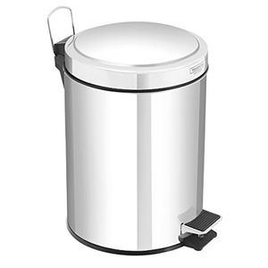 Lixeira Aço Inox com Pedal Brasil 5 Litros Tramontina