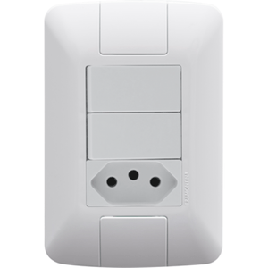 Interruptor Simples 1 Tomadas 2p+t 20a Lux2 Tramontina