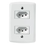 Conjunto-Tramontina-Lux-4x2-Branco-Com-Placa--2-Tomadas-10a--Tramontina