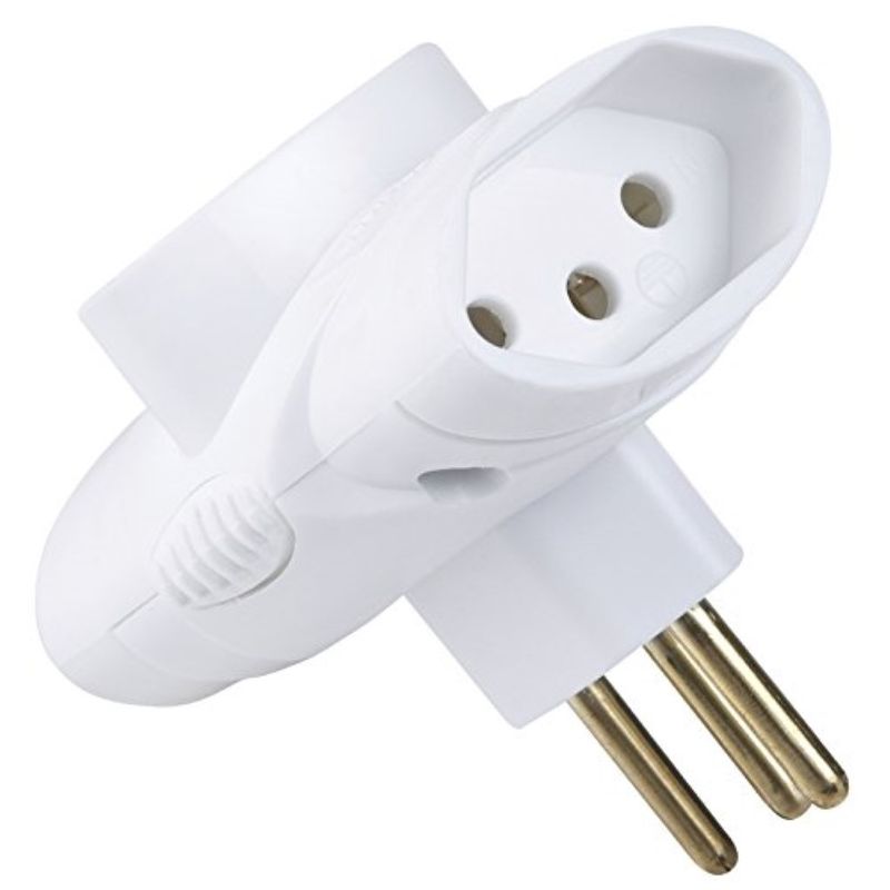 Plugue-Femea-2-Pinos---Terra-10A-250V-Branco-Tramontina