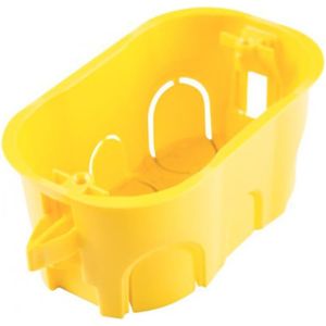 Caixa de Luz 4x2 Drywall Amarela Tramontina