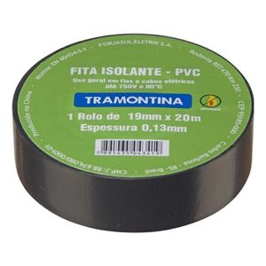 Fita Isolante Preta 19mmx10m Tramontina