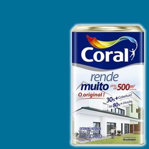 Tinta Acílica Rende Muito Azul Profundo 18 Litros Coral