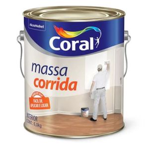#Massa Corrida 3,6 Litros 6kg Coral