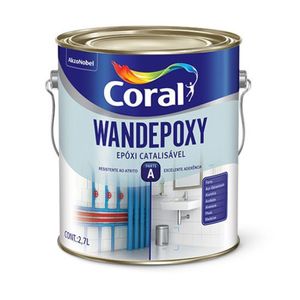 Tinta Wandepoxy Esmalte Cinza Médio 2,7 Litros Coral