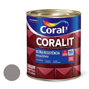 Coralit Ultra Resistência Alto Brilho Alumínio 0,9 Litros Coral