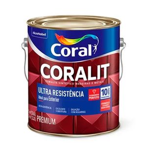 Coralit Ultra Resistência Alto Brilho Ouro 3,6 Litros Coral