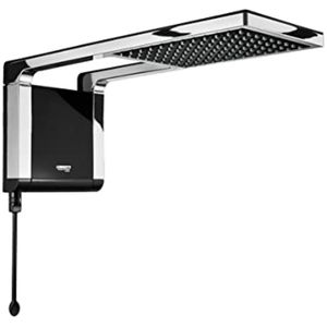 Ducha Acqua Storm Ultra Preto Cromado 127v 5500w Lorenzetti