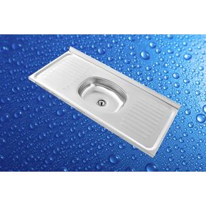 Pia Concretada Lisa Escorredor 52 1,20mm Amandy