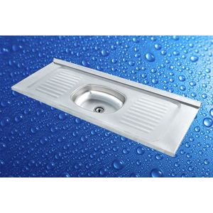 Pia Concretada Lisa Escorredor 73 1,40mm Amandy
