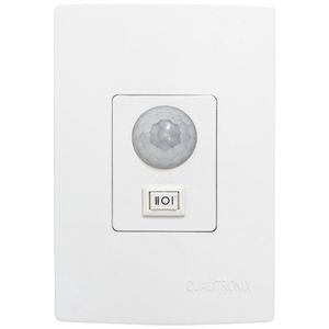 Sensor Presença Qi6m de Embutir Com Chave 180° Qualitronix