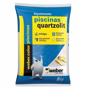 Rejunte Piscina Branco 5kg Quartzolit