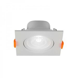 Spot LED 6W Quadrado de Embutir ABS Bivolt 6500K Blumenau