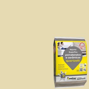 Rejunte Porcelanato Bege 1kg Quartzolit