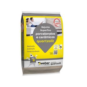 Rejunte Porcelanato Palha 1kg Quartzolit
