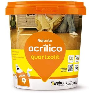 Rejunte Acrílico Marrom Café 1kg Quartzolit