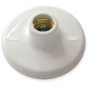 Plafon Plástico Branco E27 Blumenau