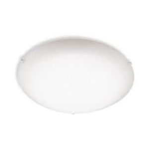 Plafon Redondo 25cm 1xe27 Cristal Branco Blumenau