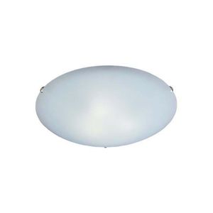 Plafon Redondo 30cm 2xe27 Cristal Branco Blumenau
