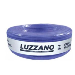Cabo Flex 750v 4mm Azul Luzzano