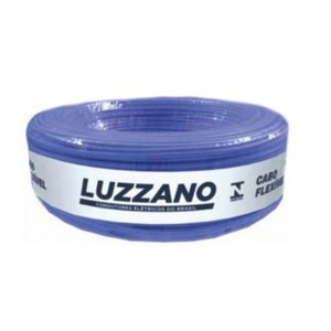 Cabo Flex 750v 6mm Azul Luzzano