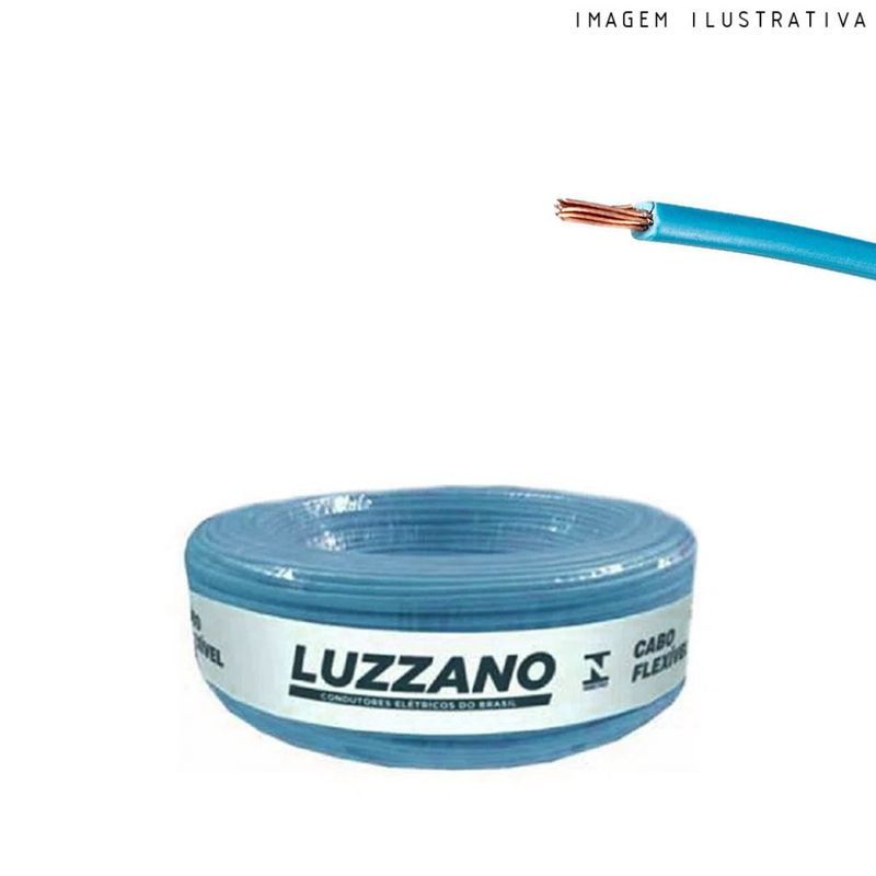 Cabo-Flex-750v-6mm-Azul-Luzzano