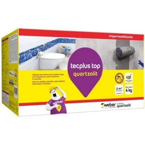 Impermeabilizante Tecplus Top Cinza 4kg Quartzolit