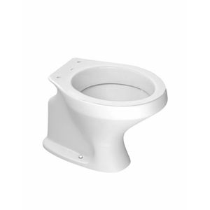 Bacia Sanitária de Cerâmica Convencional Com saída horizontal Branco Ravena Deca P.90.17