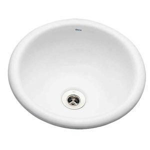 Cuba Sobrepor Branco Gelo Redonda 310mm Deca
