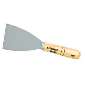 Espátula de Aço Temperado N8 Com Cabo de Madeira de 3" Compel